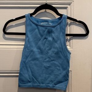 Aeropostale Seriously Soft Seamless Blue Top